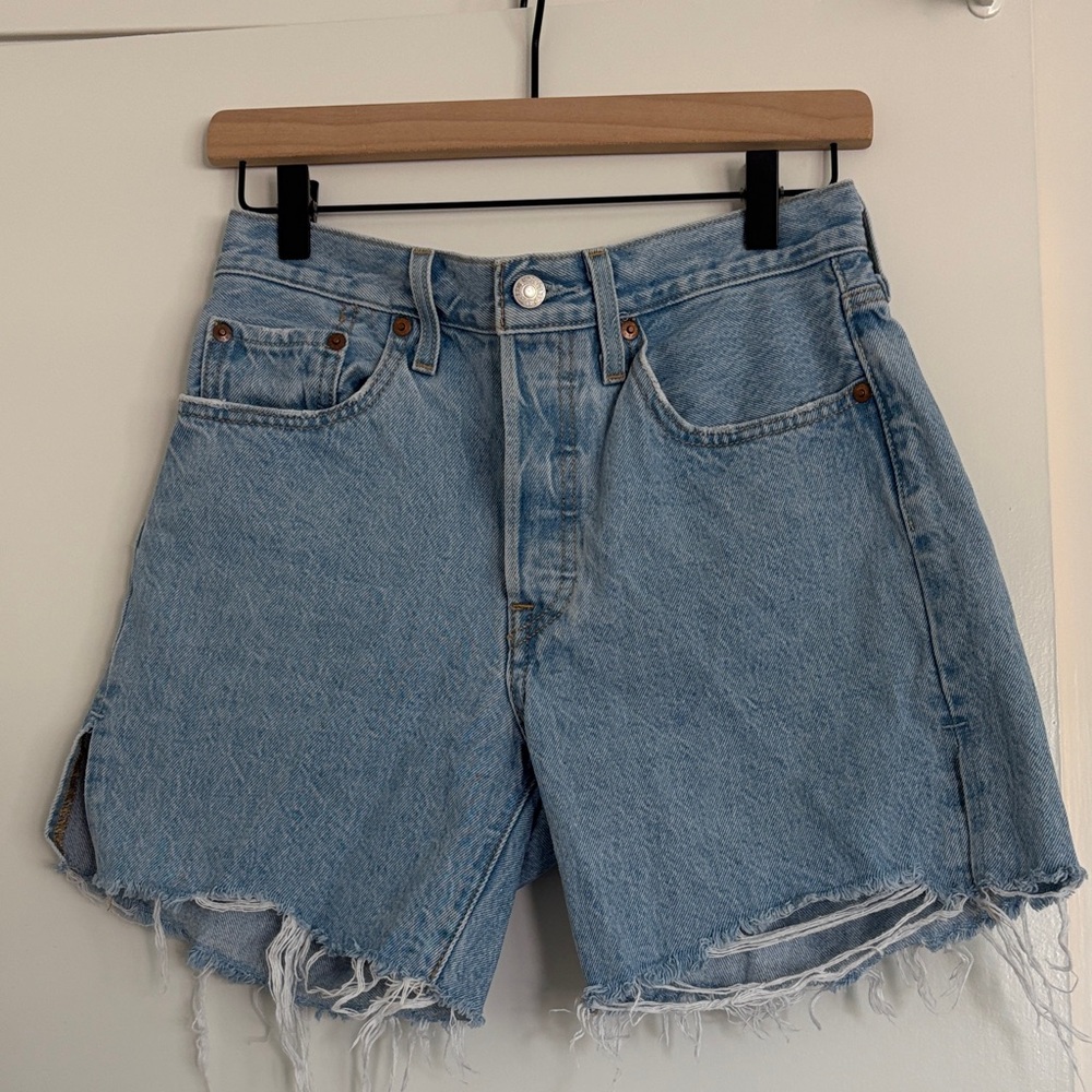 Levi 501 Denim Blue Women's Shorts